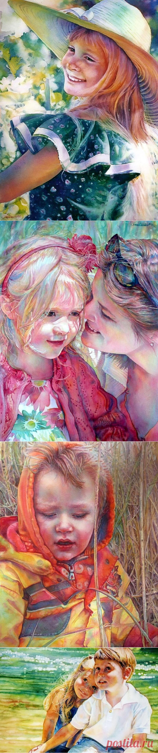 МИР СЧАСТЬЯ И СВЕТА В КАРТИНАХ ДЖИННИ ВОУДДЕН (JEANNIE VODDEN)