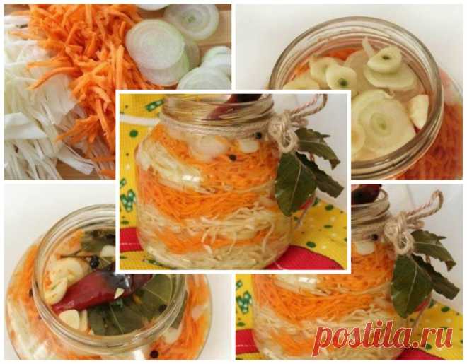 КАПУСТА БЫСТРОГО ПОСОЛА | Самые вкусные кулинарные рецепты
