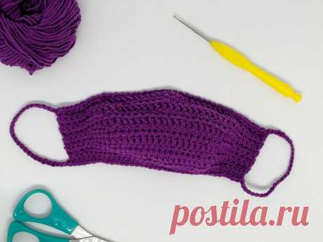 Как связать крючком защитную маску: подробное описание с видео | Анна Утешева | Яндекс Дзен