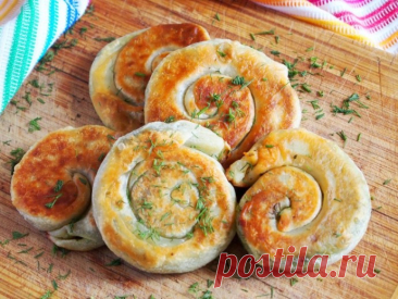 Лепешки с зеленью