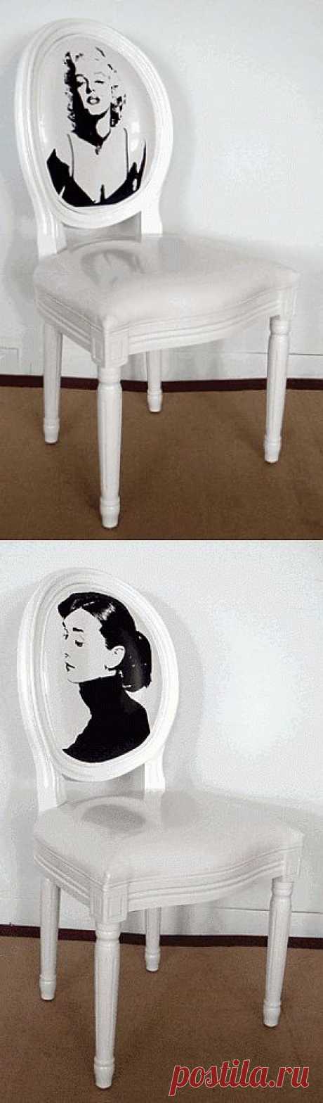 На одном стуле с Мерлин / Арт-объекты / Модный сайт о стильной переделке одежды и интерьера