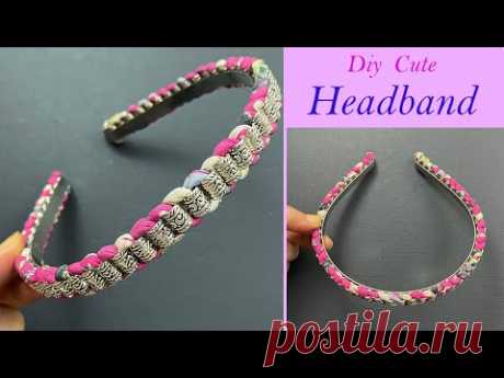 💖 Beautiful Beads Braided Liberty Fabric Headband / Hairband | Faixa de tecido |  फैब्रिक हेडबैंड
