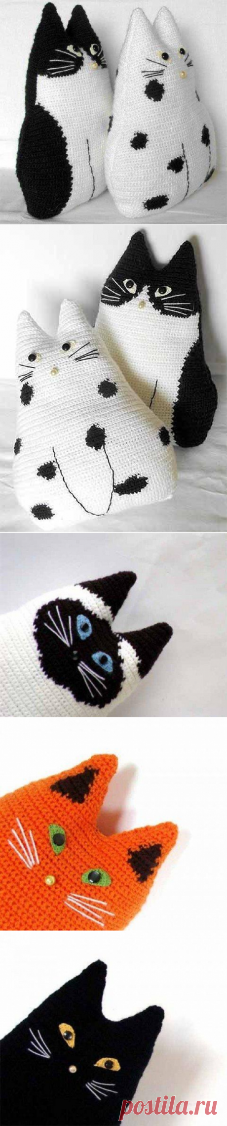 Подушки-котики