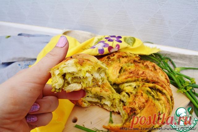 ХЛЕБ С ЧЕСНОЧНЫМИ СТРЕЛКАМИ