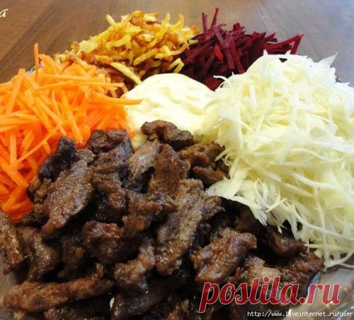 САЛАТ *БАБА ЯГА*