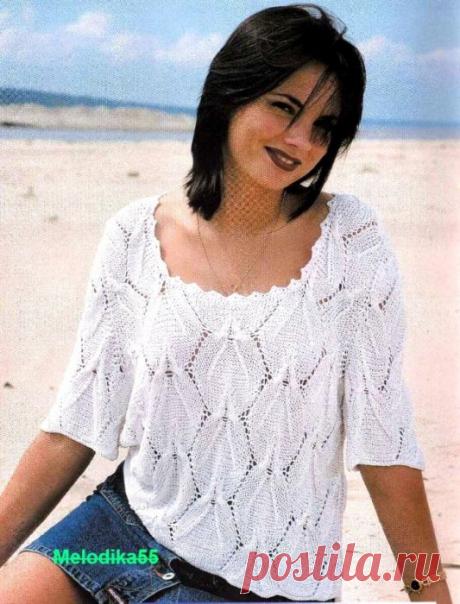 Белая кофточка.