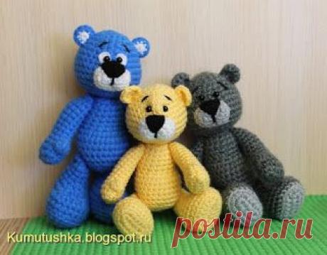 Вязаные чудеса от Марины Чучкаловой : Медвежонок (описание)
