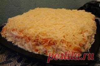 Самые вкусные рецепты: Салат "Рождество" с копчёной грудкой