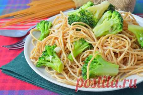 MY FOOD или проверено Лизой: Любимые спагетти с брокколи