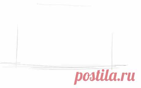 Крепость. Поэтапное рисование карандашом / Уроки рисования для начинающих карандашом, поэтапный метод / КлуКлу. Рукоделие - бисероплетение, квиллинг, вышивка крестом, вязание