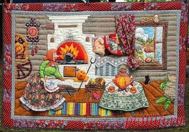 Работы из лоскутков. А сразу и не скажешь! Браво мастерицам!