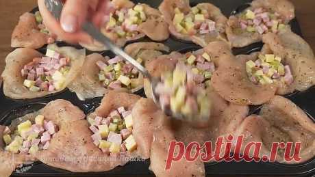 Мясные КЕКСЫ с начинкой!