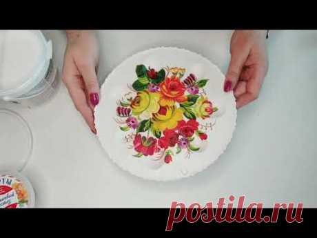 Подставка для пасхальных яиц.🌺Идеи для пасхи. Подставка из гипса.