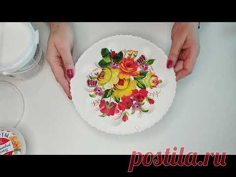 Подставка для пасхальных яиц.🌺Идеи для пасхи. Подставка из гипса.