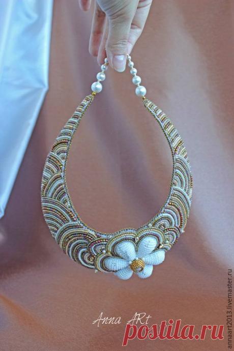 (6) 33ed8e0dda914d7a286213c59cy0--ukrasheniya-kole-vyshitoe-biserom-glamorous.jpg (512×768) | Bead embroidery necklace
