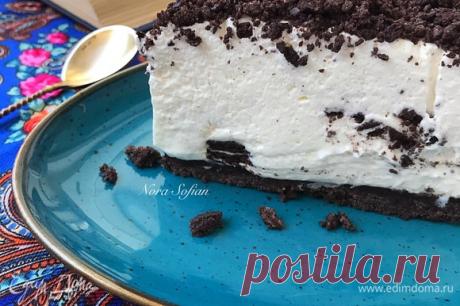 Чизкейк с печеньем «Орео», пошаговый рецепт на 10714 ккал, фото, ингредиенты - Nora