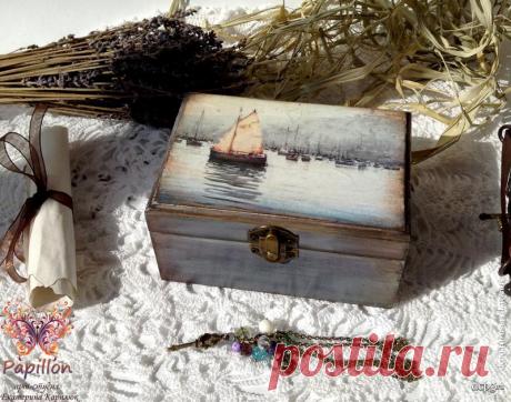 Декупаж - Сайт любителей декупажа - DCPG.RU | Шкатулка "Воды Венеции"