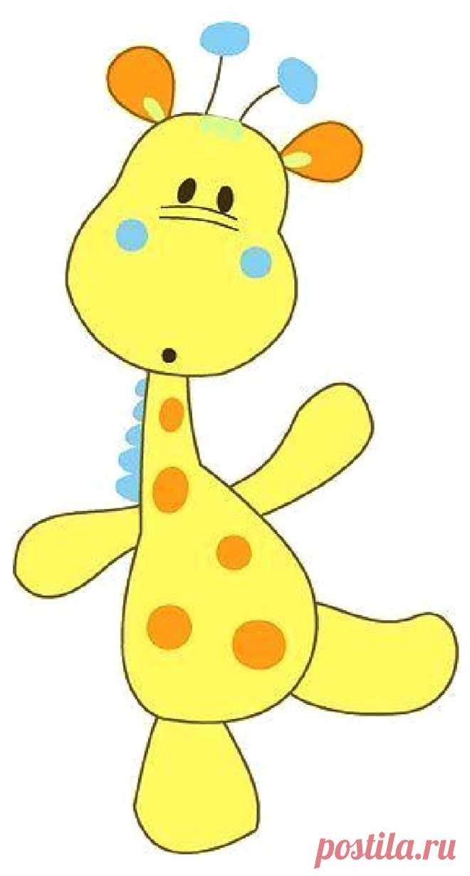 Жираф - вышивка или аппликация