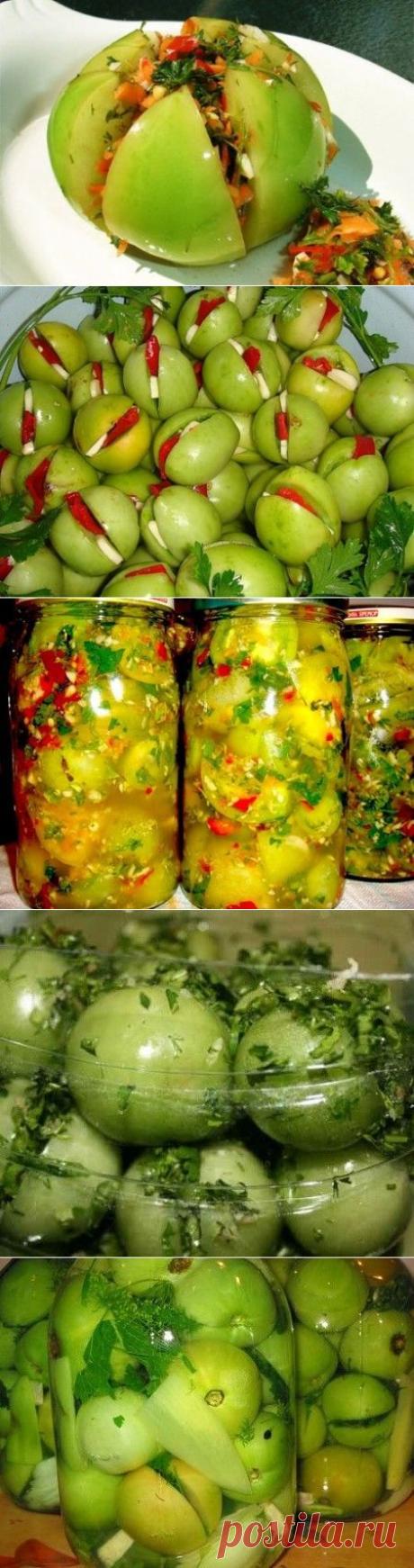 Заготавливаем зеленые помидорчики - Сайт "Кулинария для Всех и Каждого"
