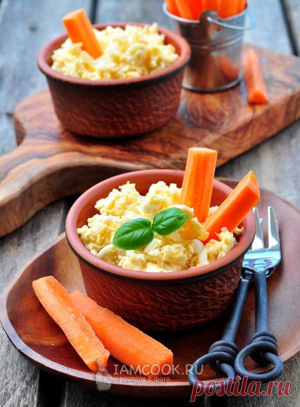 Сыр с чесноком и майонезом — рецепт с фото