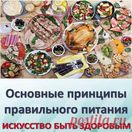 Основные принципы правильного питания.
Основные принципы правильного питания 1.
- Суточный рацион должен содержать достаточное количество белков, жиров, углеводов, витаминов, минеральных веществ. Количество белка в рационе должно соответствовать физиологической норме – 1-1,5 г на 1кг веса. Животный белок должен составлять не менее 60% от суточного количества белка (обязательно присутствие в рационе постного мяса, рыбы, яиц, молока и кисломолочных продуктов).
- Оптимальное количество жиров –