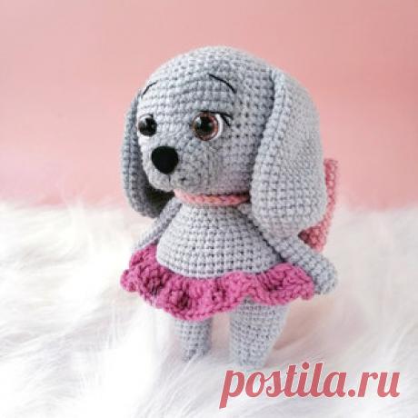 Собачка Бетти амигуруми. Схемы и описания для вязания игрушек крючком! Бесплатный мастер-класс от Веры Кравченко по вязанию собачки по имени Бетти. Высота вязаной игрушки примерно 15-16 см. Для изготовления такого щенка а…