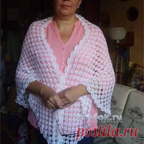 Простая нарядная шаль