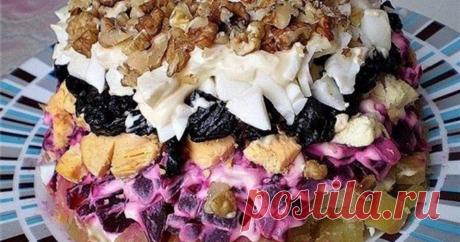 Салат «ГРАФСКИЙ» - покроковий рецепт з фото. Автор рецепта Nellya . Салат «ГРАФСКИЙ» - покроковий рецепт з фото. Думаю, не лишним будет рецепт такого салата в коллекции хозяюшек. Красочный, яркий и простой по составу ингредиентов, он украсит любой стол.