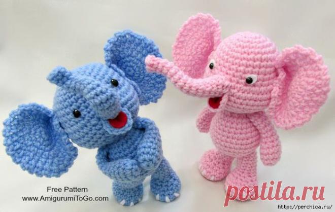 Мастер-класс чудного слоненка связанного крючком