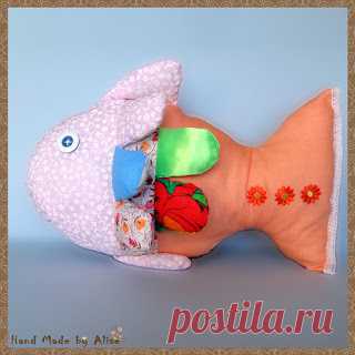 Волшебный мир Алисы: Шьем текстильную рыбку для малышей