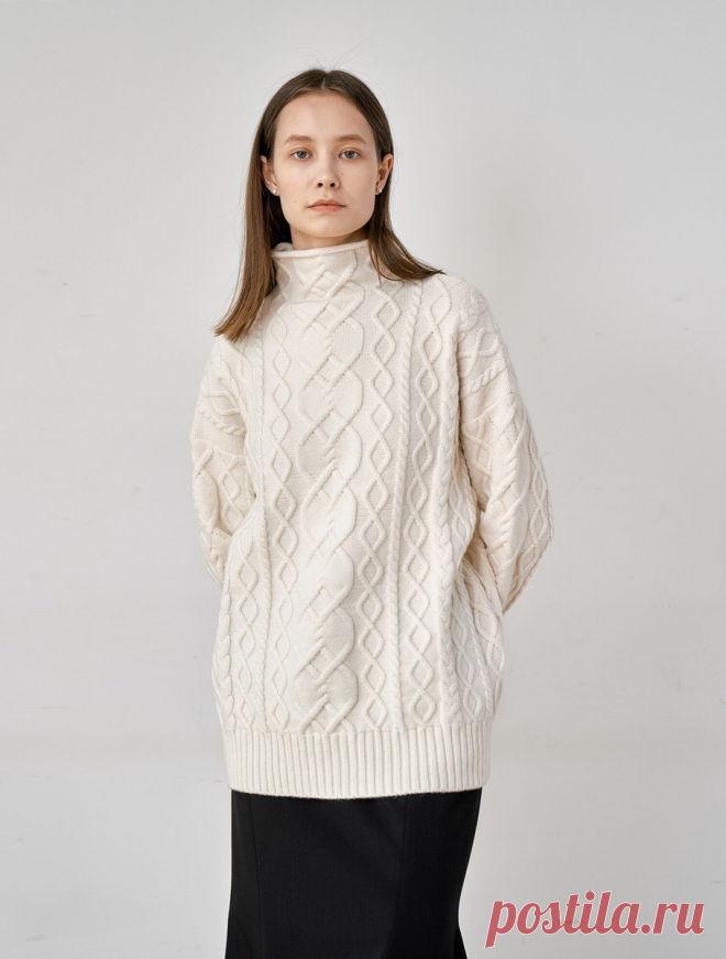 Узорчатые модели для тех, кто любит вязать из тонкой пряжи. Подборка простых свитеров на каждый день со схемами | Вязание спицами LenkomKnit | Дзен