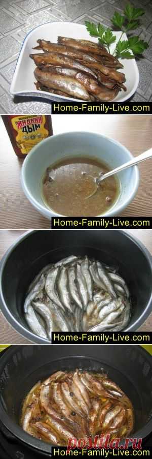 Шпроты в мультиварке - пошаговый фоторенцепт - мойва в мультиваркеКулинарные рецепты