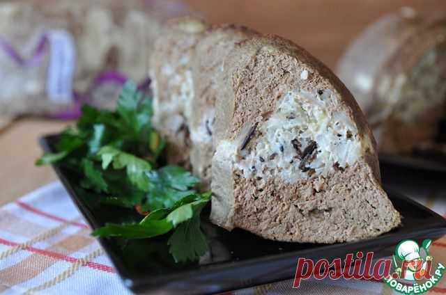 Печеночный пирог с рисом и сыром - пирог-тортик...красота...