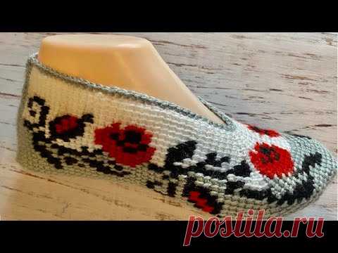 НОВИНКА 2022 : Следки к 8 МАРТА !!! Тунисское вязание (2 ЧАСТЬ) // tunus patik