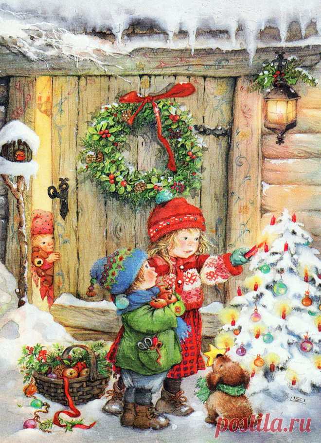 Художник-иллюстратор Lisi Martin. Часть 1. Рождество