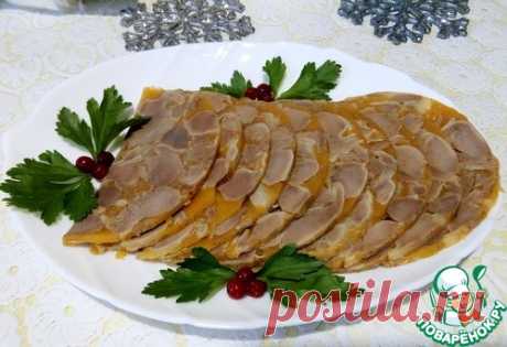 Сальтисон из куриных желудочков – кулинарный рецепт
