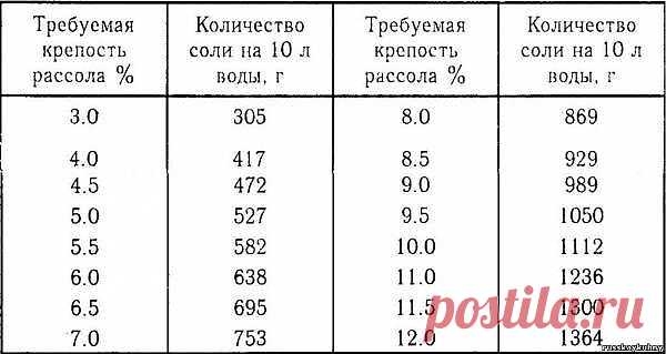 Общие рекомендации при консервировании