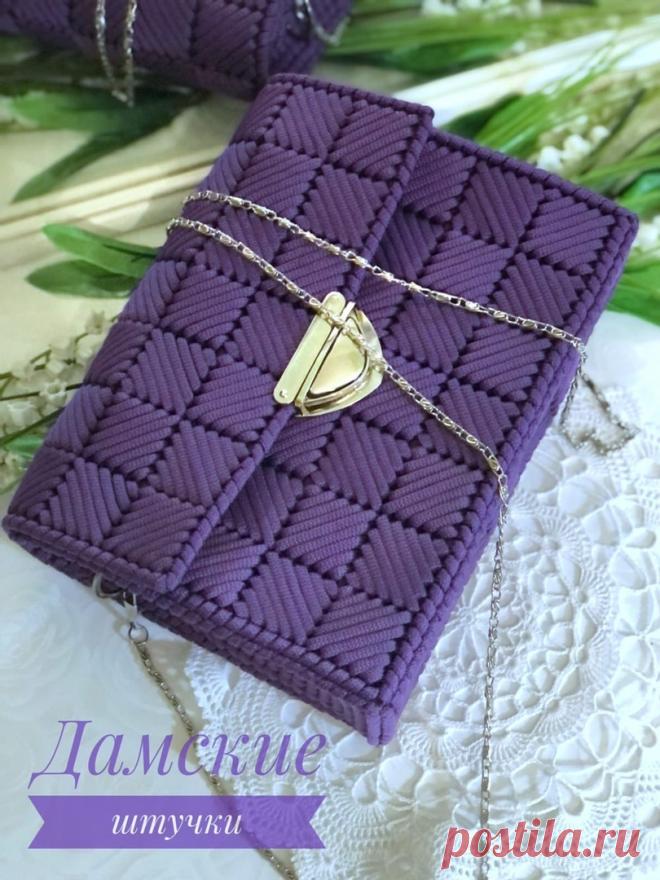 Шикарные сумочки связанные крючком - Красивое вязание