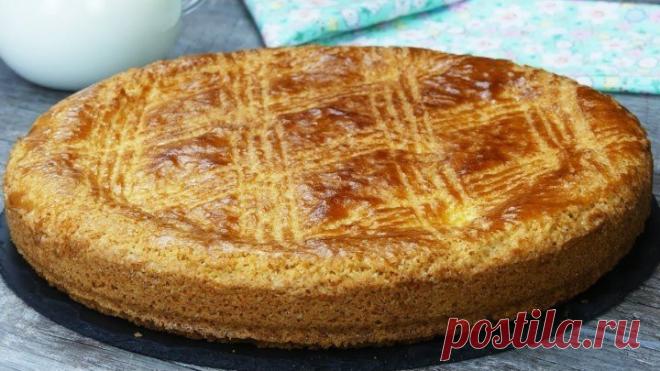 Вкуснейшая испанская сладость! Интересное пирожное “Баско” с нежным заварны