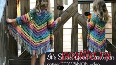 It's Shawl Good Cardigan Pattern COMPANION Video