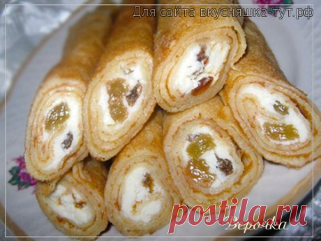 Блины с изюмом - Готовим сами