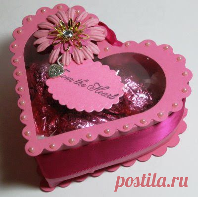 мк коробочка-валентинка