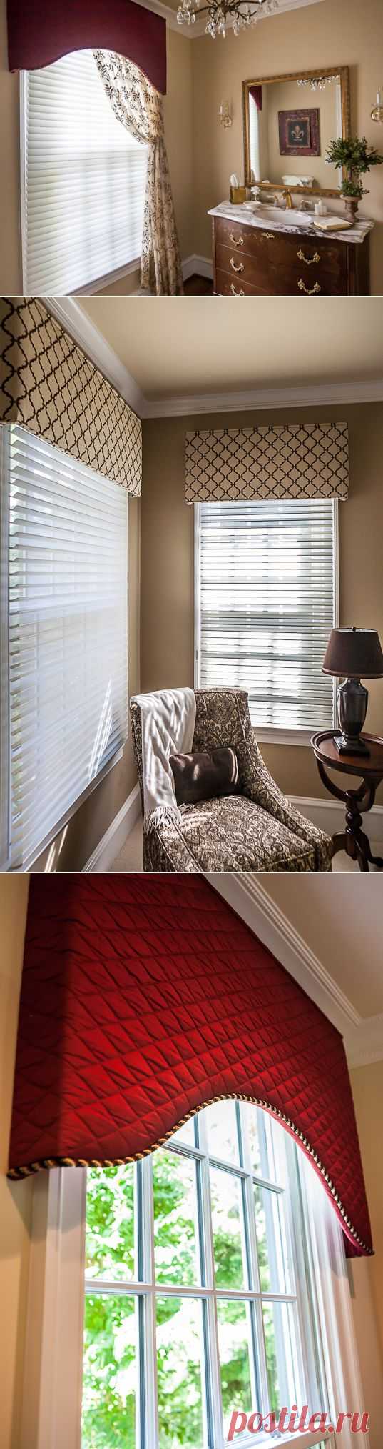 Как украсить шторы: валансы своими руками | Ladiesvenue