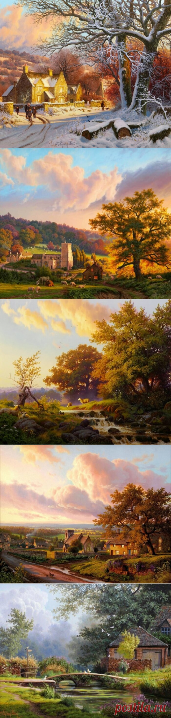 Пейзажи голландского художника Даниэля ван дер Путтена