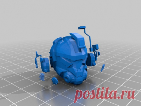 Tiatnfall Pilot Helmet by Jace1969 An old file from my Pepakura making days that I discovered in Pepakura Designer you can export to .OBJ and in "Windows 10 3DBuilder or 123Design" export to .STL. Unfortunately I don't have the skills yet to improve further on the model, but maybe someone out there would like to tidy it up. Please upload it back as a remix if you do take the time to clean it up.
Please note this was originally uploaded to the net as a free down load. So I ...