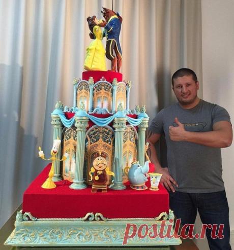Торт "Красавица и Чудовище"