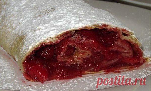 Вишневый штрудель по-пражски