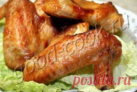 Запеченные пивные крылышки, рецепт приготовления