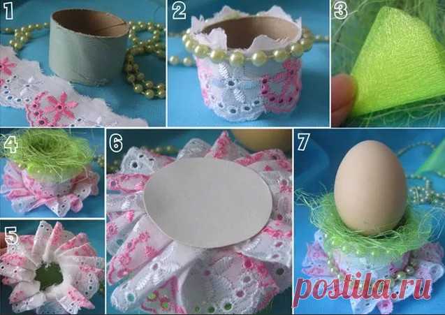 Пасхальная подставка для яиц на Пасху своими руками для детей + шаблоны Добрый день! На повестке дня вновь очень необычный вопрос, а именно как красиво на стол поставить пасхальные яйца, когда на