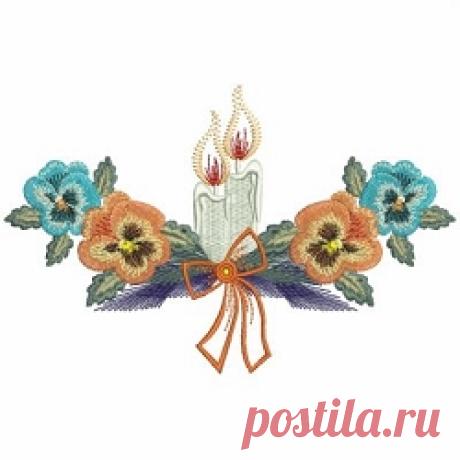 Pansy Delight Set, 10 Designs - 5x7 | Borders | Machine Embroidery Designs | SWAKembroidery.com